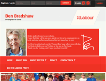 Tablet Screenshot of benbradshaw.co.uk